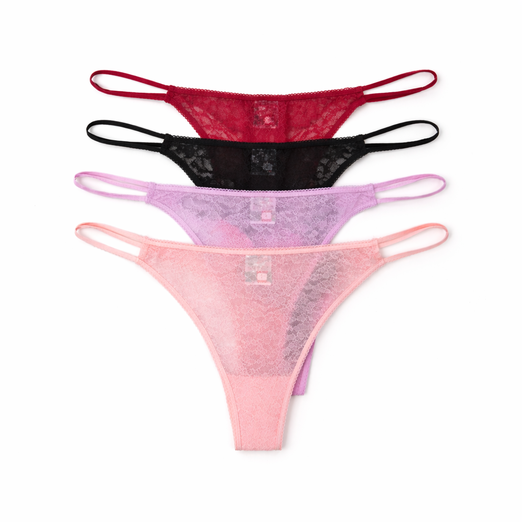 The Essential – Brazilian Thong Pack - 4 Pieces